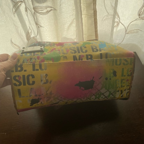 L.A.M.B. By Gwen Stefani Graffiti Tote Bag Y2K